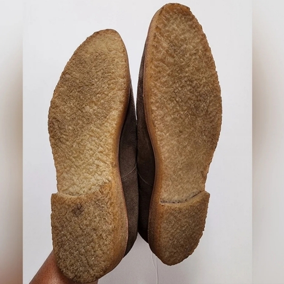 Banana Republic, Men's Brown Suede Oxford Sophisticated Lace-up Shoes, sz 9.5 - Picture 12 of 15